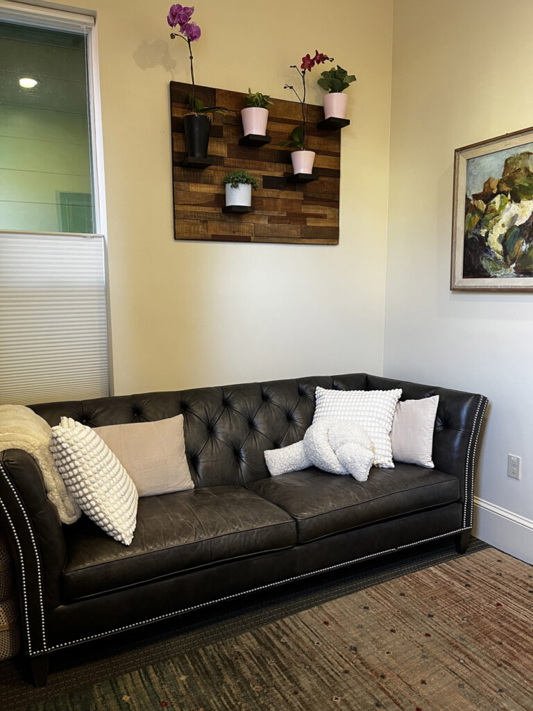 Psychotherapy office 5297 College Avenue Suite 102 Oakland, CA 94618 Couch for Clients